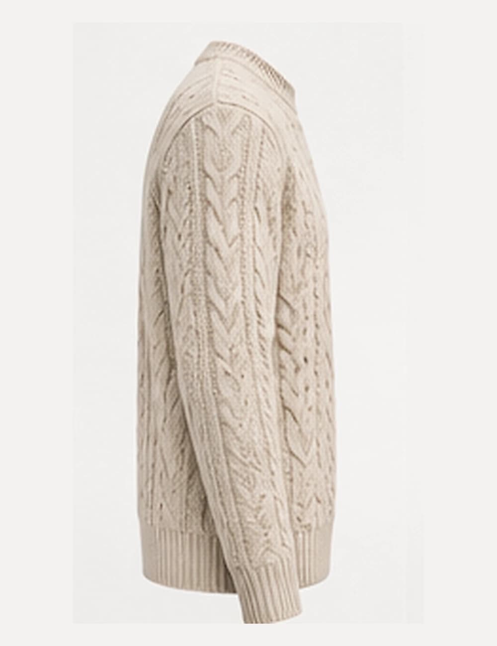 Highland Cable Knit — Oat, image 3
