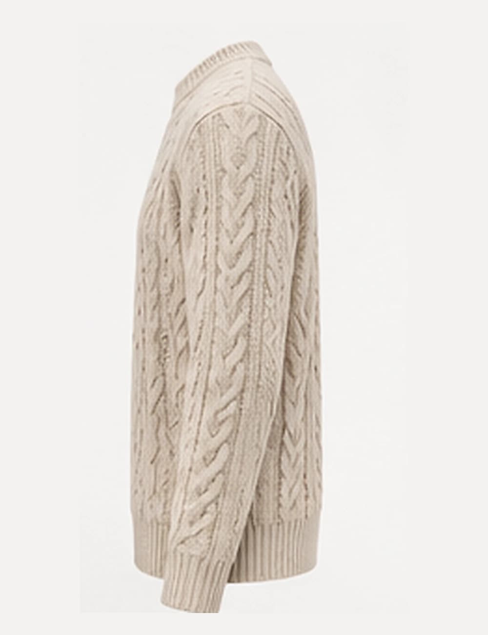 Highland Cable Knit — Oat, image 4